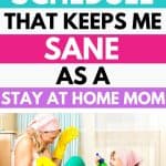the daily cleaning schedule that keeps me sane as a stay at home mom